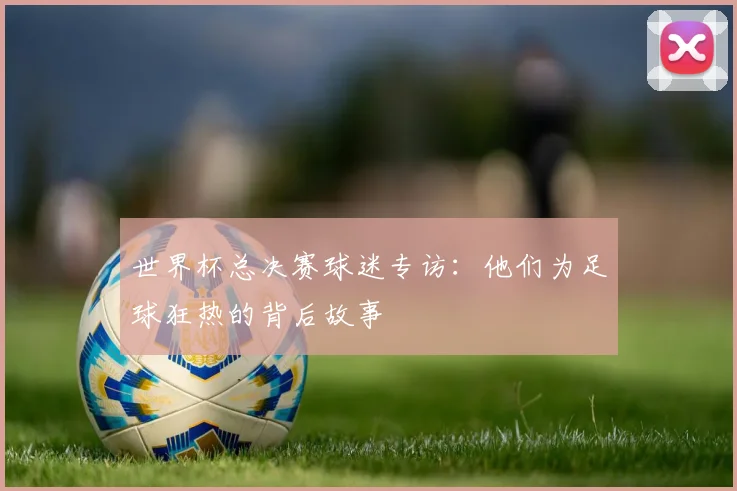 世界杯总决赛球迷专访：他们为足球狂热的背后故事